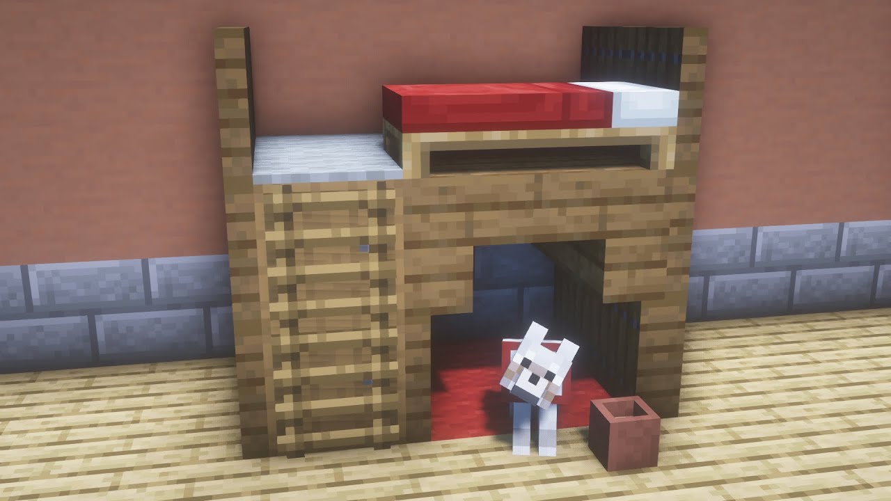 КРОВАТЬ С МЕСТОМ ДЛЯ ПИТОМЦА В МАЙНКРАФТЕ! смотреть онлайн