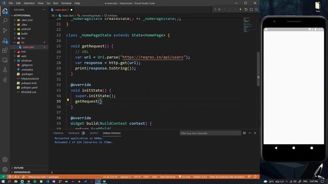http in Flutter | Send requests to a Web Server | Best Flutter Packages #2 | Hindi смотреть онлайн