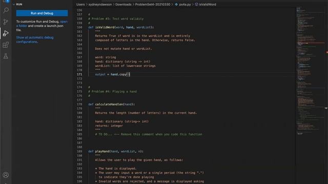 coding problem set 4 word game part 1 смотреть онлайн