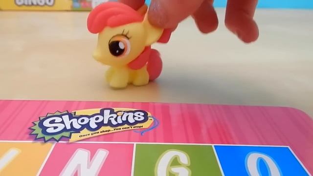 Shopkins Big Roll Bingo Game REMATCH Elsa and Apple Bloom смотреть онлайн