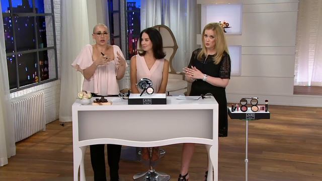 Laura Geller Filter Finish Radiance Setting Powder with Brush on QVC смотреть онлайн