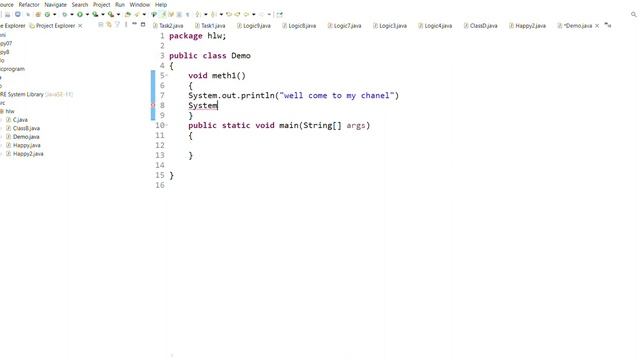 How to print your name in java Eclipse смотреть онлайн