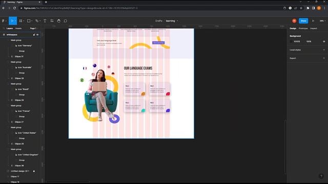 Figma UI Design Tutorial: Make a E-Learning Landing page Design смотреть онлайн