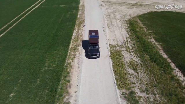 GlobeCab Wombat DC auf Mercedes X 350 - Flyby um die Pop Up Wohnkabine смотреть онлайн