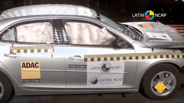 LATIN NCAP - Chevrolet Malibu crash test / 4 star / смотреть онлайн