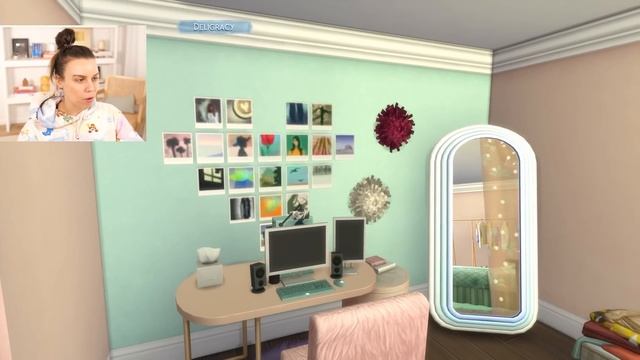 I built a bedroom for "Miss Popular" - The Sims 4 High School Years смотреть онлайн