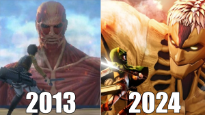 Эволюция серии игр Атака Титанов [2013-2024]