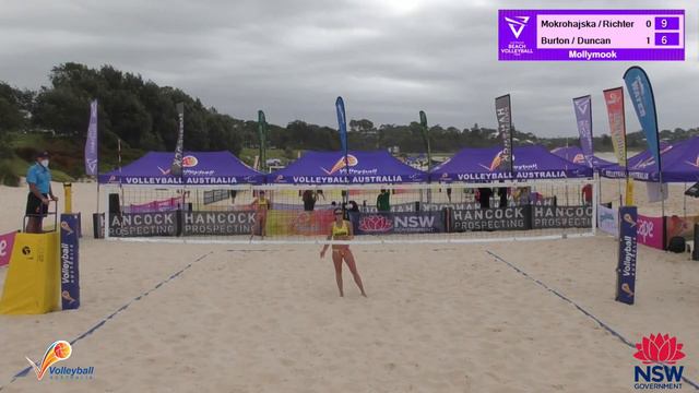ABVT Mollymook: Women's Elite - Mokrohajska / Richter v Burton / Duncan смотреть онлайн