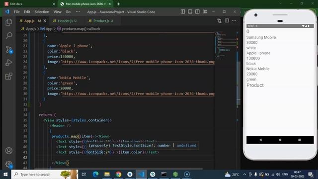 React native redux tutorial in Hindi #4 Make add to cart UI смотреть онлайн