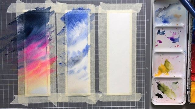 making watercolor bookmarks смотреть онлайн