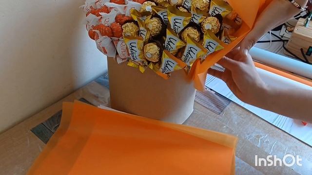Бокс коробка подарунок з шампанським в шляпной коробці Подарочное оформление вина и конфет коробке смотреть онлайн