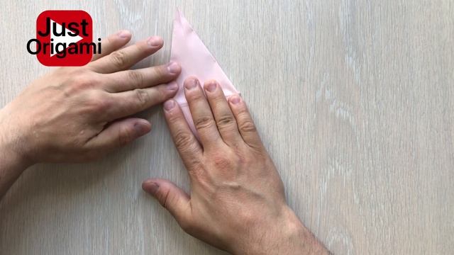 Оригами журавлик, origami crane, журавль подробная инструкция с комментариями на русском языке. смотреть онлайн