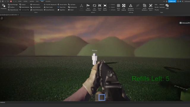 FREE | REALISTIC GUN SYSTEM | ROBLOX STUDIO смотреть онлайн