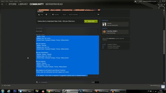 How to Install a Mod for Rome II Using the Steam Workshop смотреть онлайн