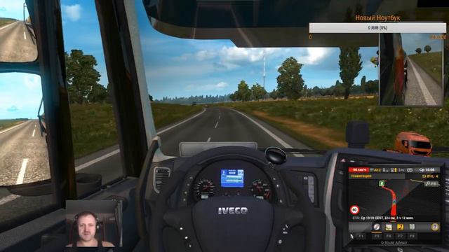 Новогодний Ивент! Помощник Санты! (Euro Truck Simulator) смотреть онлайн