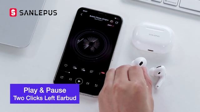SANLEPUS Earbuds Pro Wireless TWS In-Ear Bluetooth Headphones 9D Stereo Earphones | #earpuds смотреть онлайн