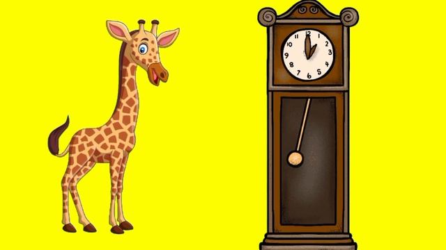 Hickory Dickory Dock Giraffe Song-10 | Nursery Rhymes & Kids Songs | Kids Comfort