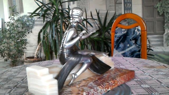 Бронзовая скульптура Арт Деко смотреть онлайн