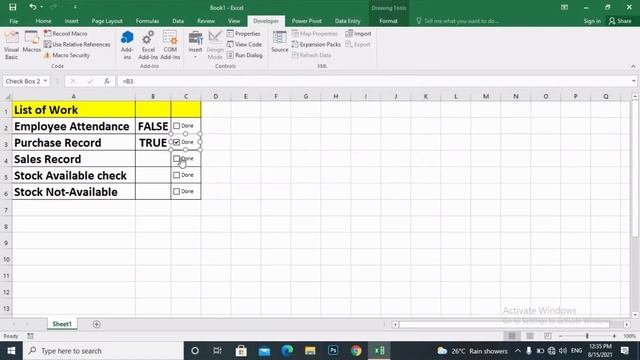 How to make Check list in Microsoft Excel смотреть онлайн