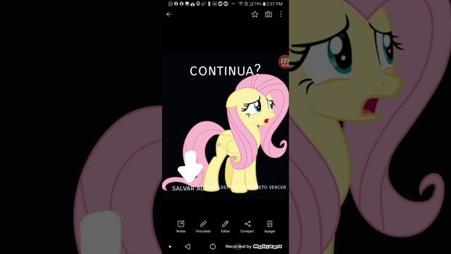 fluttershy's animal adventure brazilian pc bootleg continue and game over смотреть онлайн