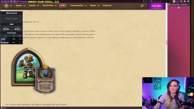 NEW Hero, NEW Quest Reward!!! - Hearthstone Battlegrounds смотреть онлайн