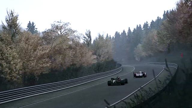 Porsche 919 EVO vs Mercedes F1 2020 Lewis Hamilton at Nordschleife смотреть онлайн
