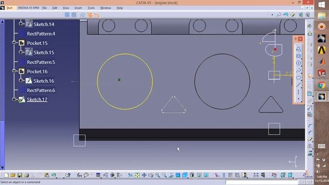 CATIA V5 - Engine Block смотреть онлайн