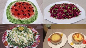 Подборка САЛАТОВ на НОВОГОДНИЙ СТОЛ 2023