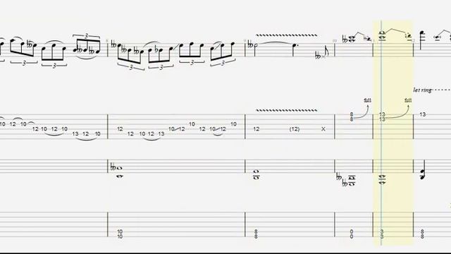 Haste the Day - The Oracle Guitar Solo (Tab) смотреть онлайн