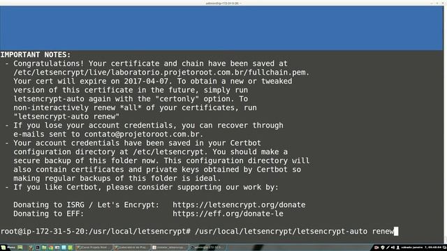 Let's Encrypt - Certificado Digital (SSL/TLS) FREE смотреть онлайн