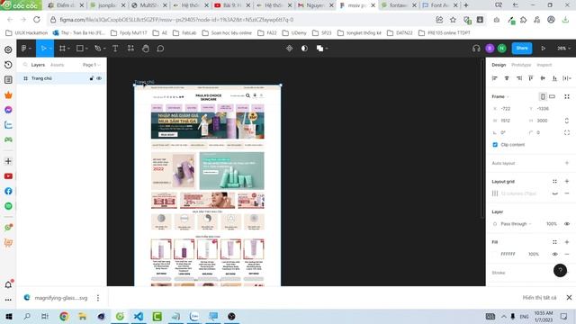 Figma - Nhúng icon trong thiết kế - Thực hiện trang con - Thực hiện Prototype liên kết các trang смотреть онлайн