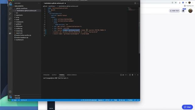 Testim: GitHub Actions смотреть онлайн