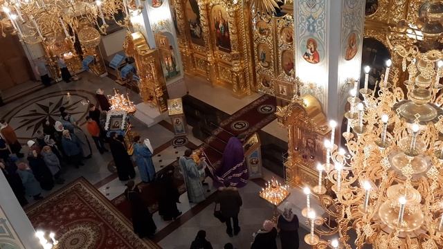 Встреча владыки Антония в Кафедральном Соборе Рождества Христова. Часть 1 смотреть онлайн