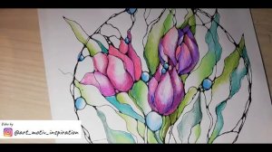 НЕЙРОАРТ: БУКЕТ ТЮЛЬПАНОВ