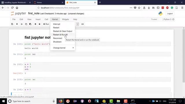 Jupyter Notebook Quick Start Guide смотреть онлайн
