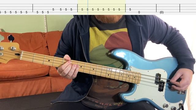 Green Day - Here Comes the Shock (Bass Cover with Tabs) смотреть онлайн