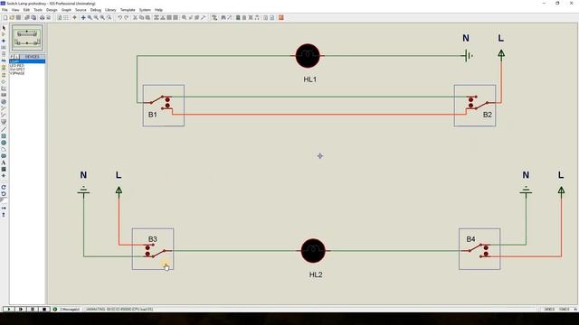 Подключение проходных выключателей. Никогда не используйте эту схему! смотреть онлайн