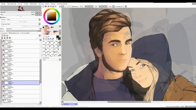 АРТ ДЛЯ АДАМСОНА И АЛИСЫ БЕЛКИ | SpeedArt смотреть онлайн