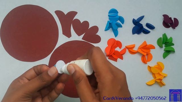 Handicraft making at home with paper |easy paper fish for Birthday - Tutorial-49 By Cards Veranda смотреть онлайн