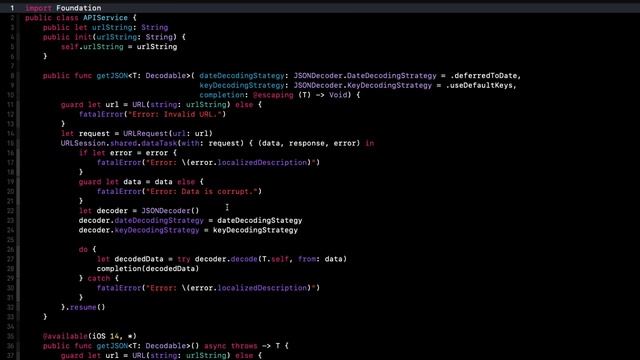 JSON Decoding Playground for Swift смотреть онлайн