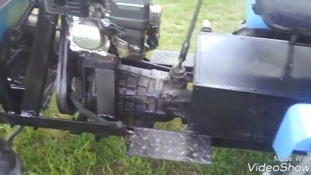 Самодельный мини-трактоp T-16...homemade mini traqtor T-16 смотреть онлайн