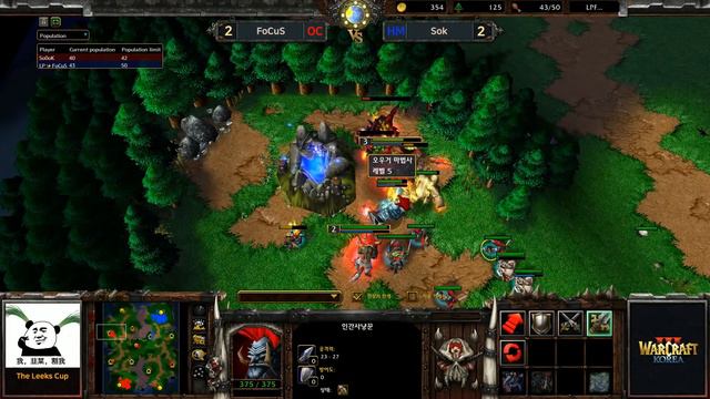 Sok (H) vs FoCuS (O) 워크3 릭스 컵 쇼매치 - Warcraft3 Leeks Cup Show Match смотреть онлайн