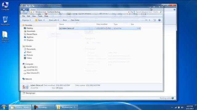 How to Export Windows Live Mail Contacts in Windows 7 смотреть онлайн