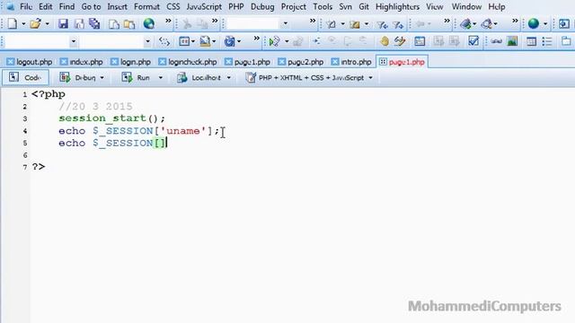 05 PHP Session vs Cookie ; Create Display Destroy Remove Session - Hindi смотреть онлайн