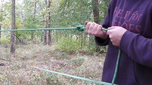 Узлы. Как сильно натянуть веревку.