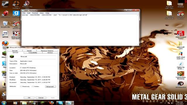 Minecraft - How to Allocate more Memory/Ram to minecraft 1.2.5 смотреть онлайн