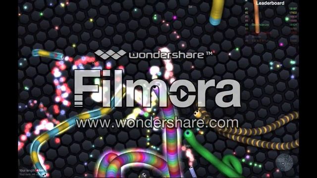 геймплей игры slither.io 6 тысяч массы | the gameplay is slither.io 6 thousand weight смотреть онлайн
