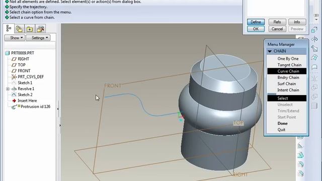 E4 Pro/Engineer Wildfire 4 - Basic Modeling 4 смотреть онлайн