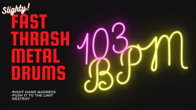 THRASH METAL DRUM TRACK #31| 103 BPM смотреть онлайн