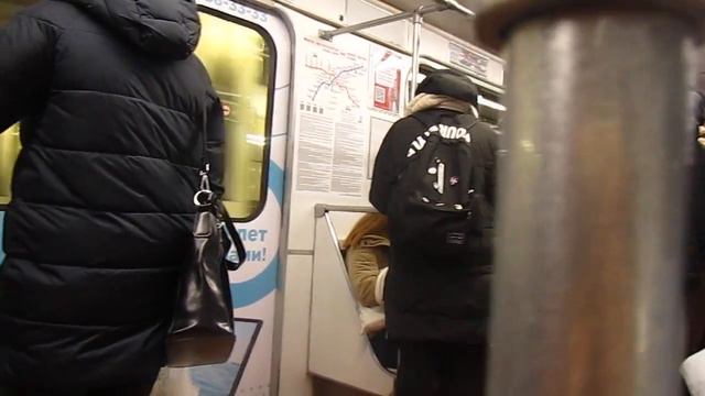 Вагон метро Минска 81-717.5 (ЛВЗ/ВМ),борт.№ 8974, ТЧ-2 (14.11.2020) смотреть онлайн